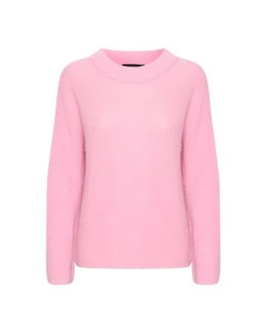 Maryse Pullover In Pastel Lavender di Soaked In Luxury in Pink