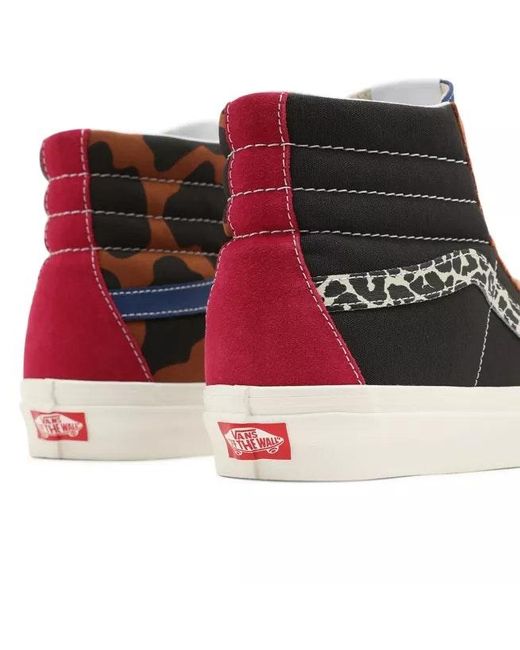 Vans Black Ua Sk8-Hi 38 Dx Og Crimson for men