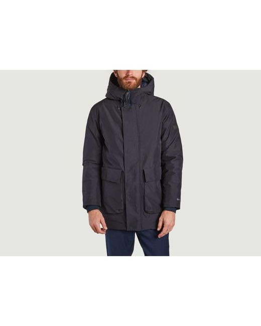 Aigle Dupont Sorona® Gore-tex® Long Hooded Parka in Blue for Men | Lyst