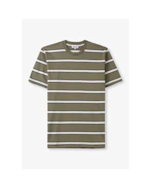 Norse Projects Green S Johannes Organic Stripe T-shirt for men