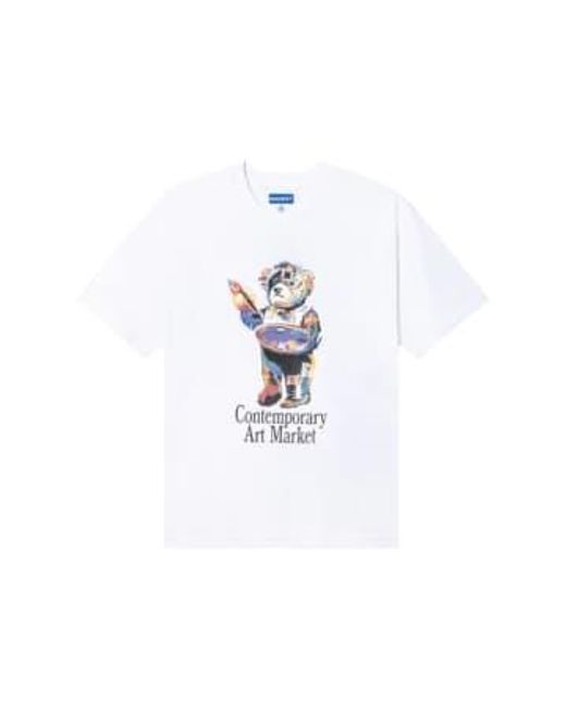 Art Bear T Shirt di Market in White da Uomo