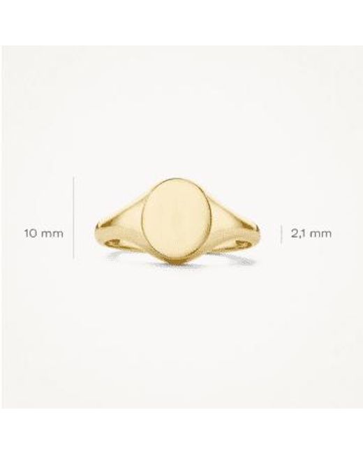 Blush Lingerie Metallic 14k Gold Signet Ring