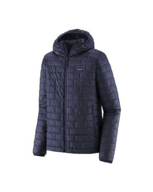 Patagonia Blue Dwarf Jacket Puff Hoody Classic Navy S for men
