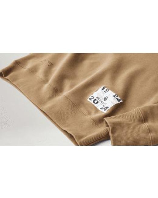 Belstaff Centenary applique label sweatshirt in Natural für Herren