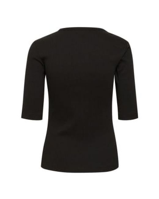 Camiseta pukiw negro Inwear de color Black