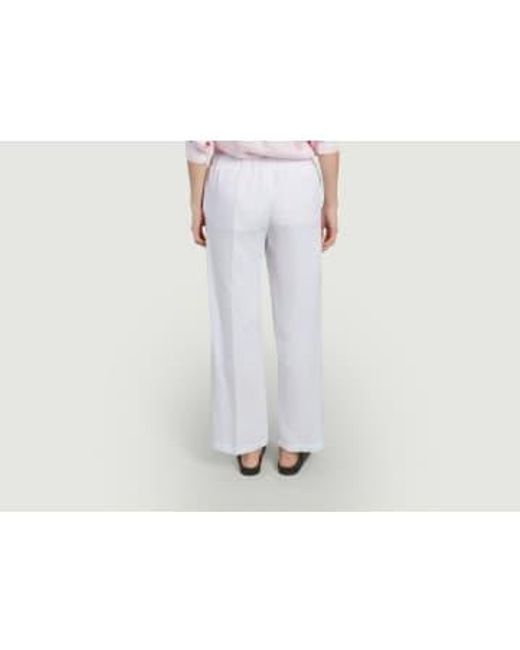 Pantalon panthère Diega en coloris White