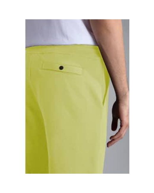 Paul & Shark Green Cotton Bermuda Shorts Small for men