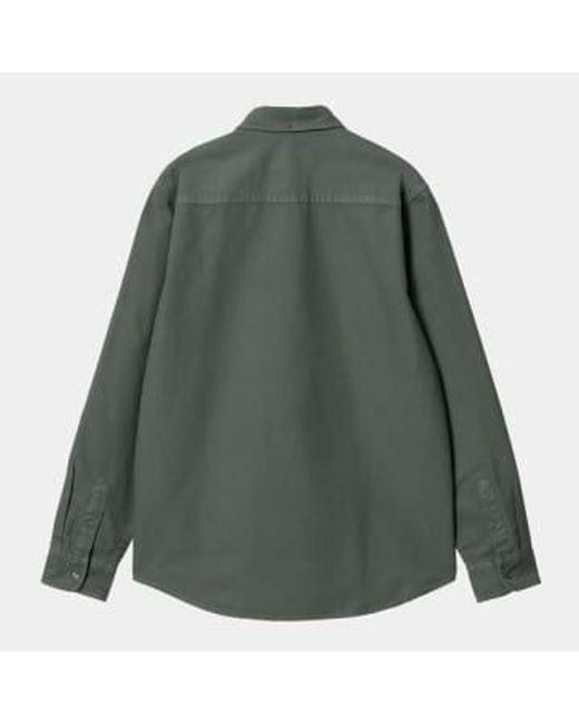 Carhartt Green Shirt Copy Bolton Jura Garment Dyed S / for men
