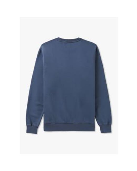 COLORFUL STANDARD Blue S Classic Crew Neck Sweatshirt for men