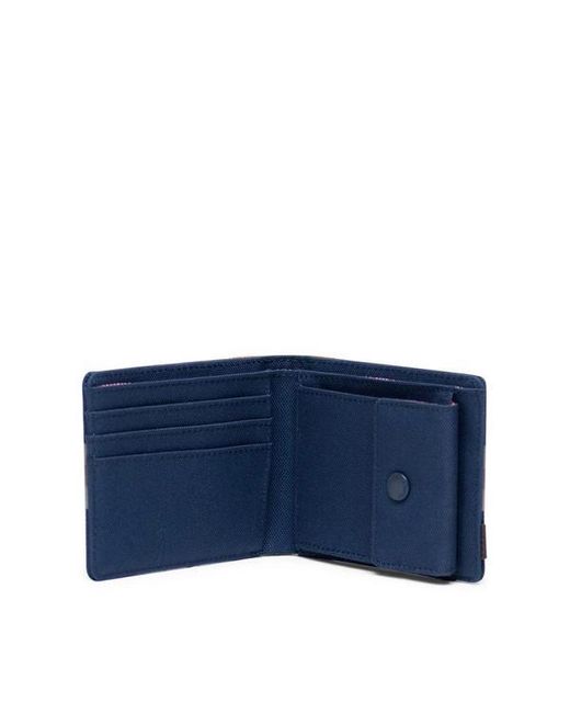 Herschel Supply Co. Herschel Roy Coin Wallet Navy Synthetic Leather in Blue  for Men - Lyst