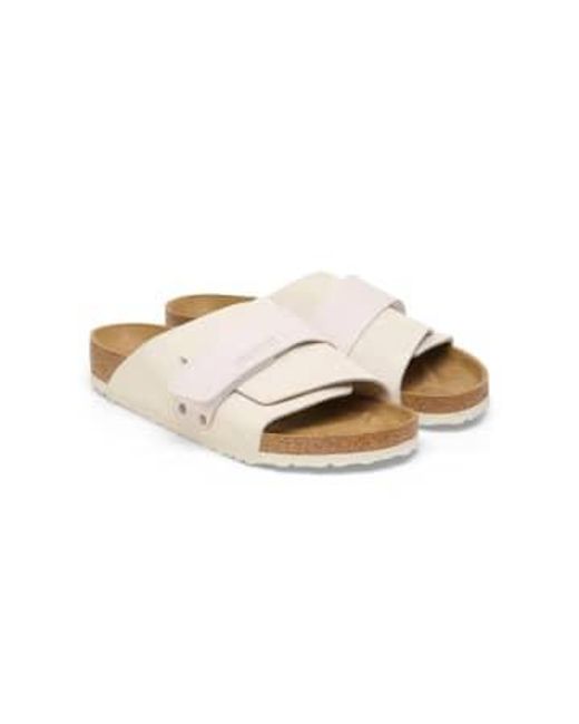 Birkenstock White Sandal 1024526 Kyoto M 42 / Bianco for men