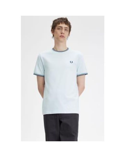 Fred Perry M1588 Twin Tipped t t in Blue für Herren