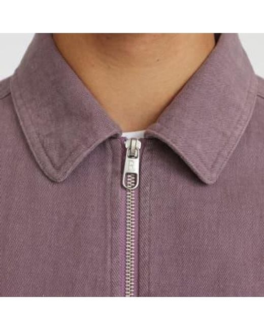 Revolution Purple Zip Jacket for men