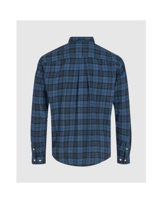 Minimum Blue Terno Shirt Blazer for men