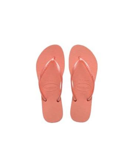 Havaianas Pink Slim Flip Flops 35/36