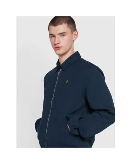 Farah Blue Marine Jacket L for men