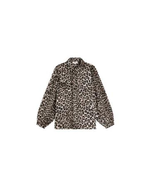 Camisa lanna en leopard Suncoo de color Brown