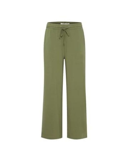 Byoung Bypandinna Trousers Olivine di B.Young in Green