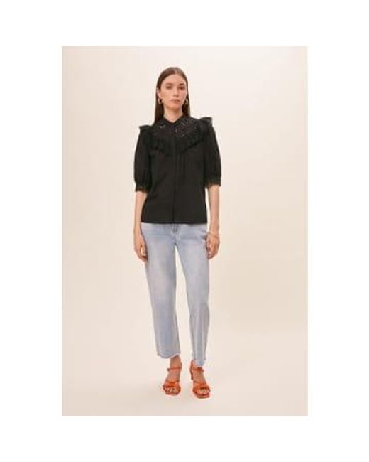 Lupe Blouse di Suncoo in Black