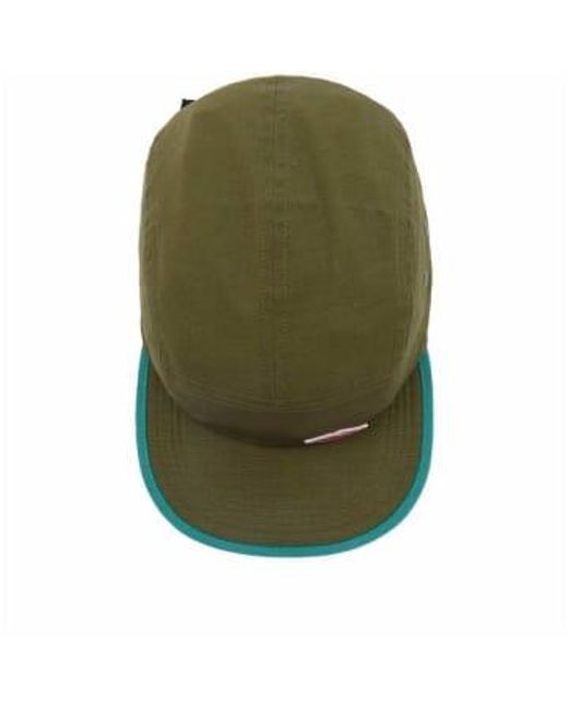 Battenwear Green Camp Cap Olive Drab Ripstop One Size for men