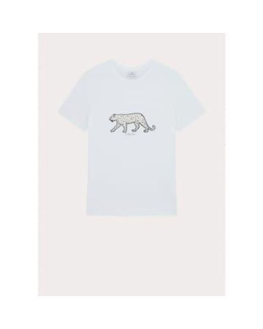 Paul Smith White Ink Stain Cheetah T-shirt Col: 01 , Size: Xl Xl for men