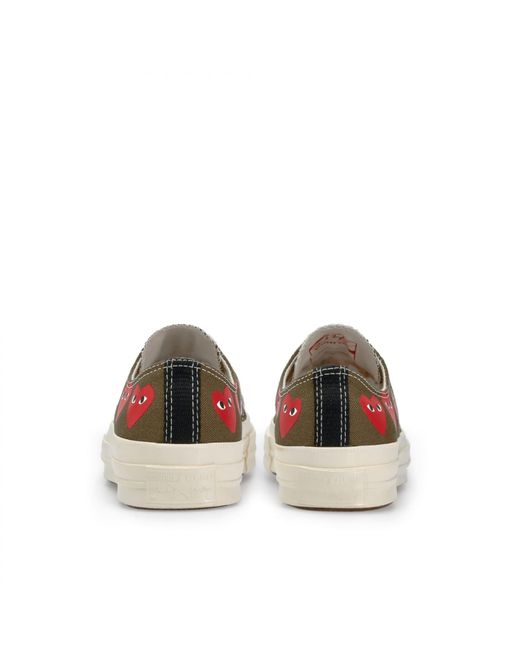 Zapatilla baja Chuck Taylor Play Converse All Star 70 algodón con corazón  rojo multicolor caqui Comme des Garçons de Algodón de hombre | Lyst