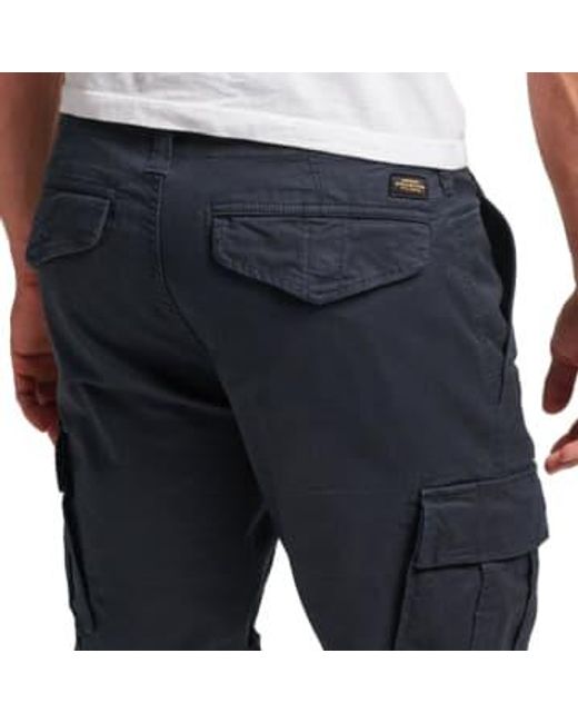 Pantalones cortos vintage core cargo Superdry de hombre de color Blue