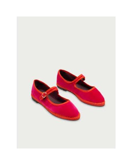 Zapato Mary Jane Flabelus en coloris Red