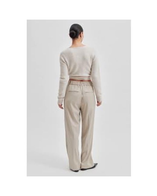 Sharo New Trousers Or Roasted Cashew di Second Female in Natural