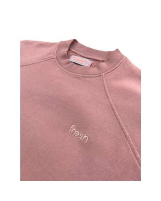 Fresh Pink Billie Cotton Sweatshirt for men