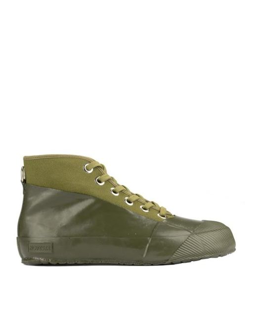 Novesta Green Rubber Sneaker Military for men