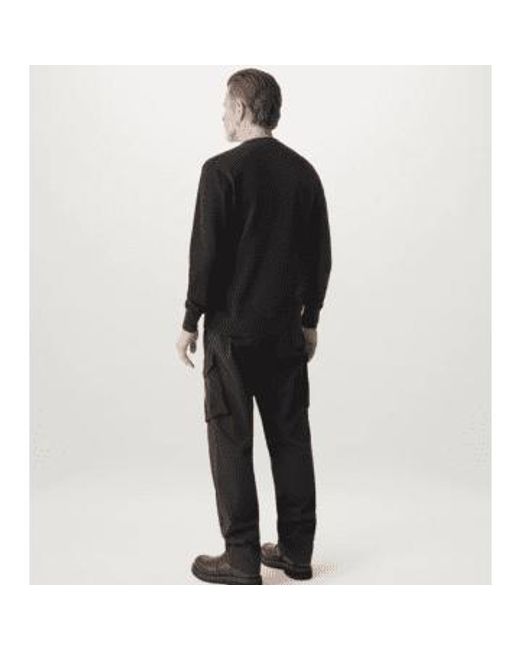 Belstaff Black Centenary Applique Label Sweatshirt S for men