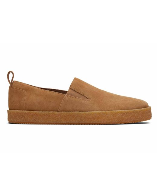 TOMS Brown S Lowden Toffee Suede for men