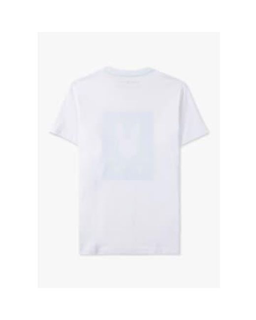 Psycho Bunny Blue S Livingston Graphic T-shirt for men