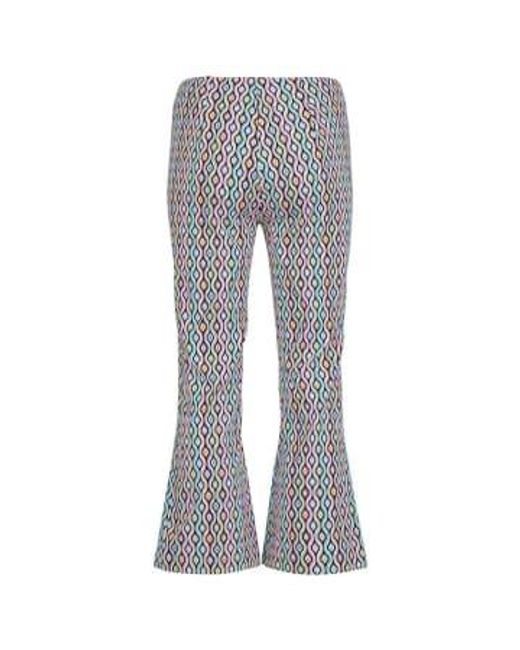 Robell Gray Psychedelic Joella Trousers