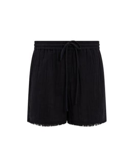 Fray edge detail shorts--j9waa Great Plains en coloris Black