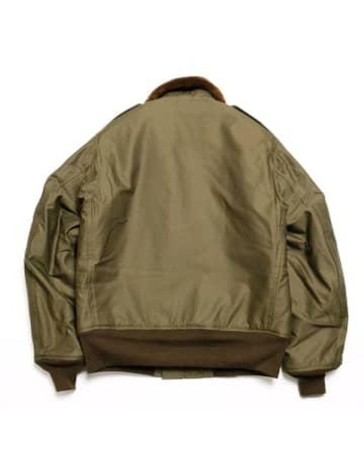 Buzz Rickson's Green B-10 Roughwear Jacket Olive Drab L/40 for men
