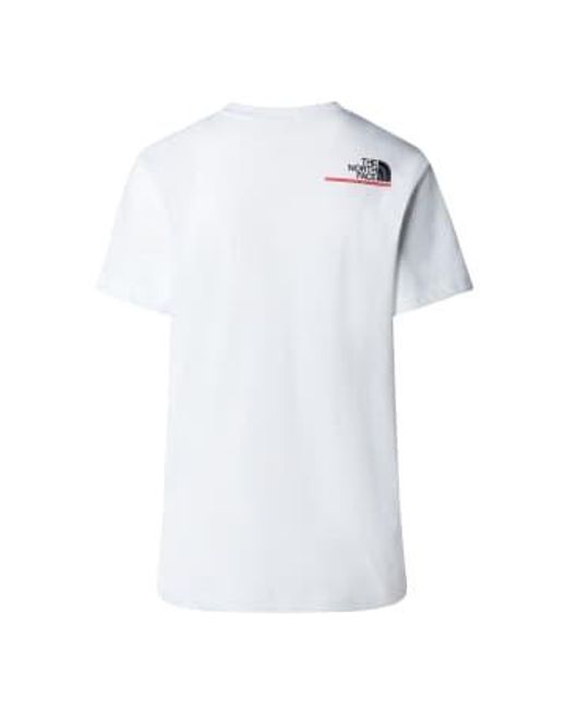 The North Face White T-shirt Est 1966 M for men