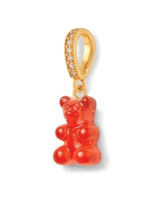 Crystal Haze Jewelry Red Sangria Nostalgia Bear Plated