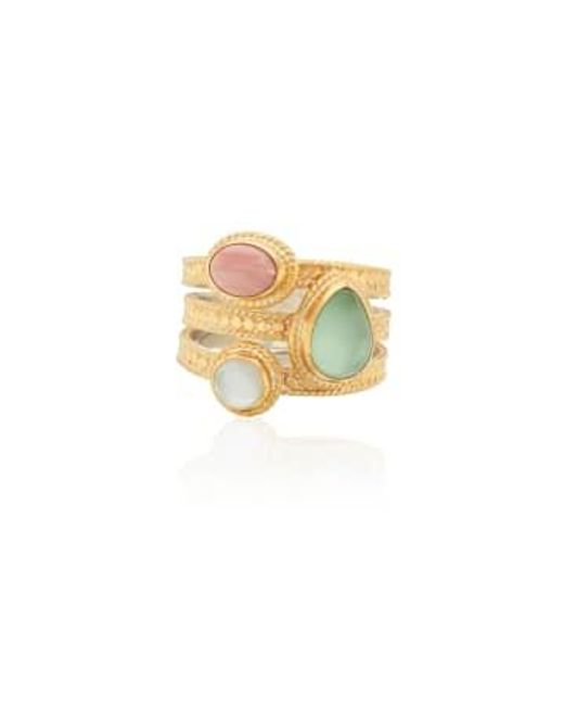 Anna Beck Multicolor Oasis Faux Stacking Ring Rg10488-gmulti 7