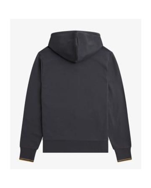 Fred Perry Blue Tipped Hoodie for men