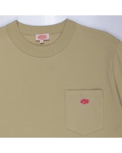 Armor Lux Natural Pocket T-shirt Pale Olive Xl for men
