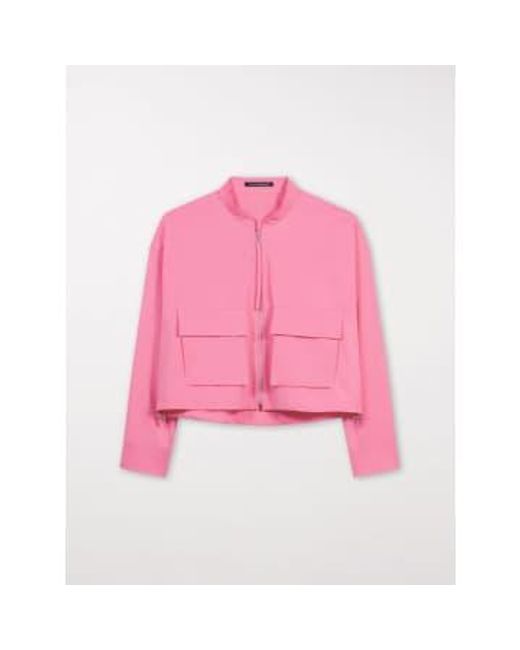 Luisa Cerano Pink Cargo Style Jacket Candy Uk 12