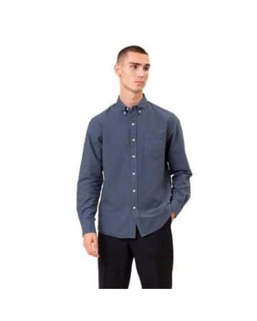 COLORFUL STANDARD Organic Cotton Oxford Shirt Blue / Xl for men