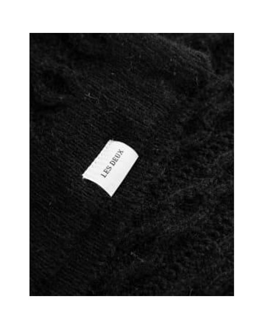 Garret Knit LS Shirt Les Deux pour homme en coloris Black