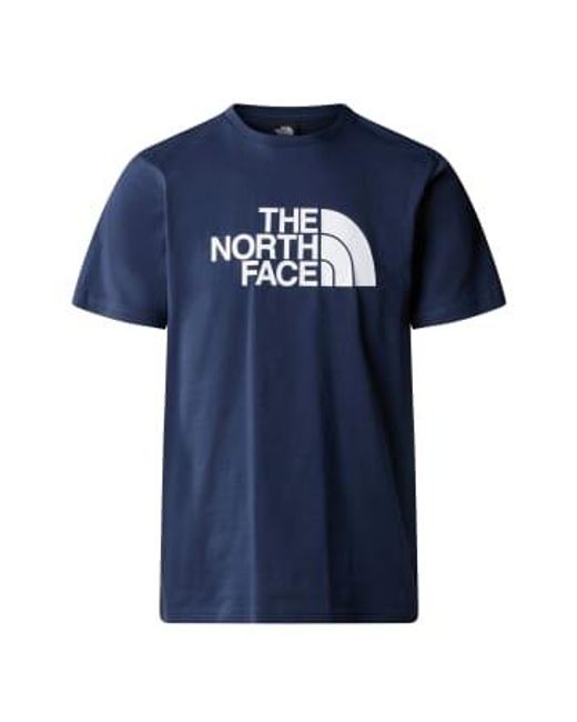 The North Face Blue T-shirt Easy Marine M for men