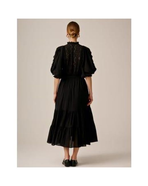 byTiMo Black Cotton Slub Dress Xs
