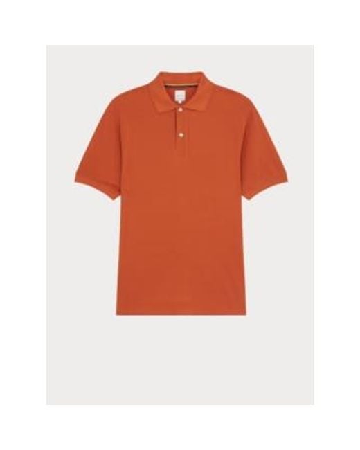 Artista stripe polo shirt Paul Smith de hombre de color Orange
