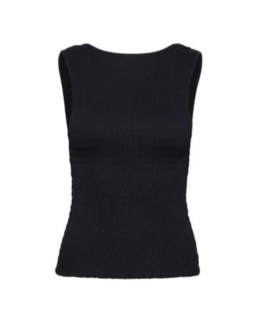 Shacia Smock Tank Top di Soaked In Luxury in Black