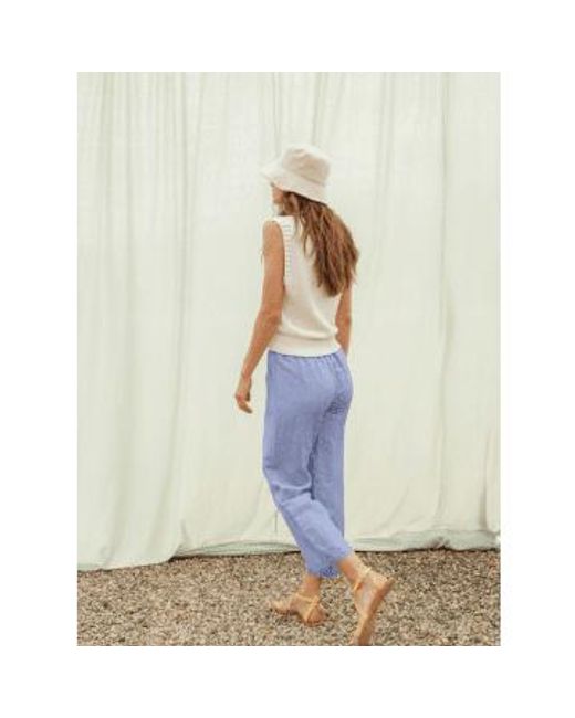 Indi & Cold Blue Danny Cropped Trousers